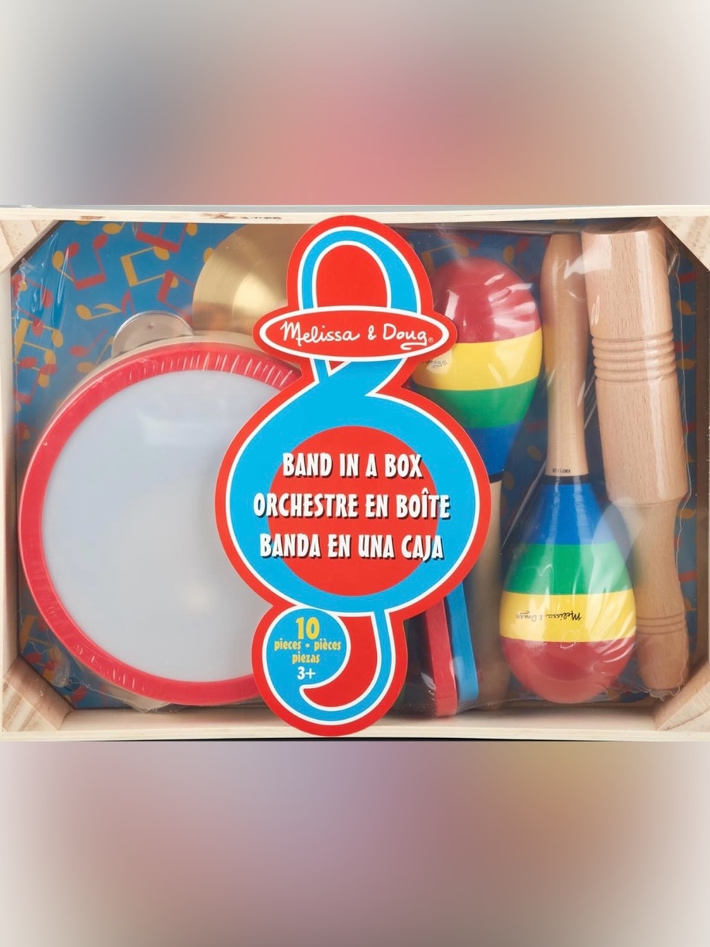 Melissa & Doug  Band in a Box Musical Set NEW 10Pc Set